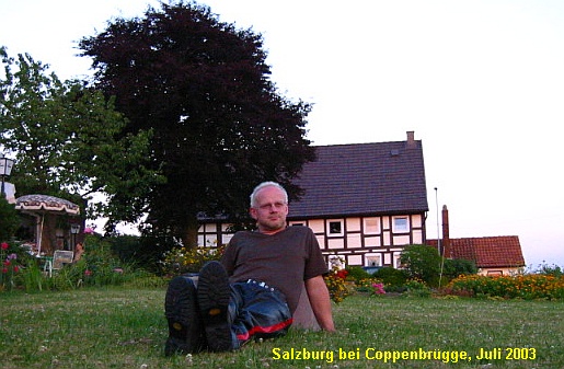 Georg im Sommer 2003 in Salzburg bei Coppenbrügge